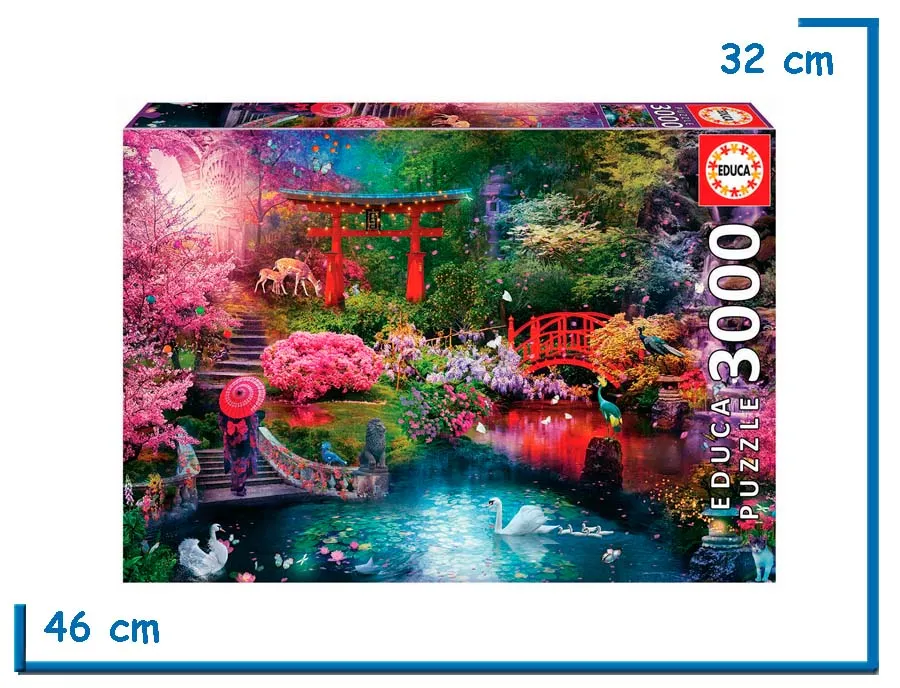 EDUCA PUZZLE X3000 PZS JARDIN JAPONES