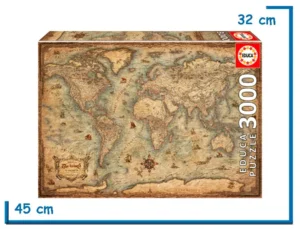 EDUCA PUZZLE X3000 PZS MAPAMUNDI