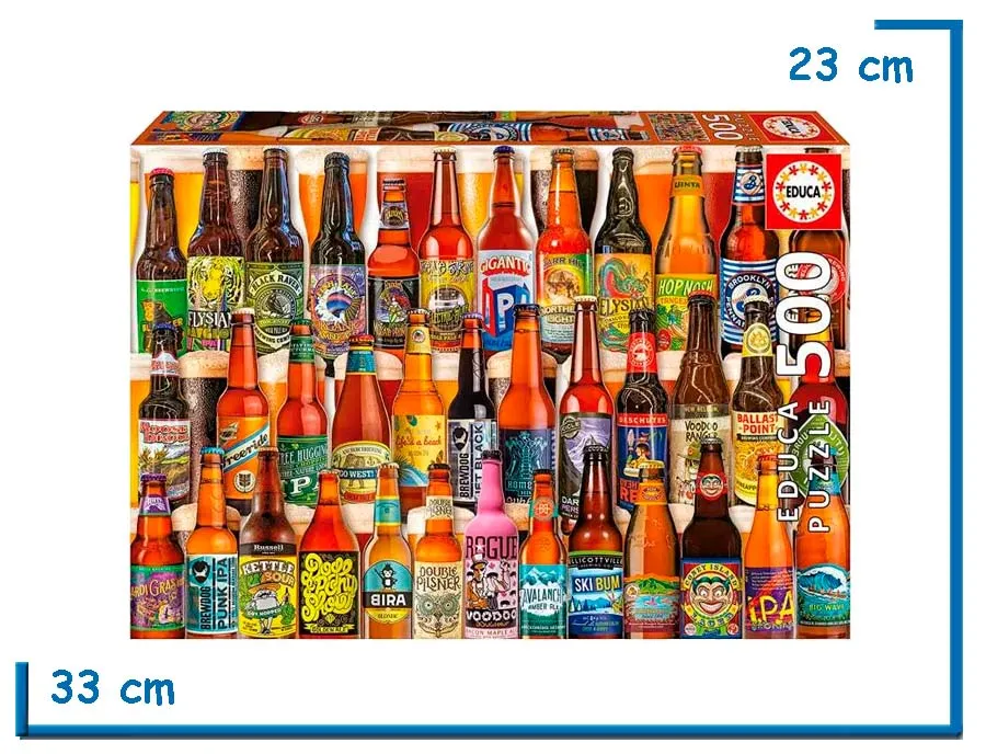 EDUCA PUZZLE X500 PZS CERVEZAS ARTESANALES