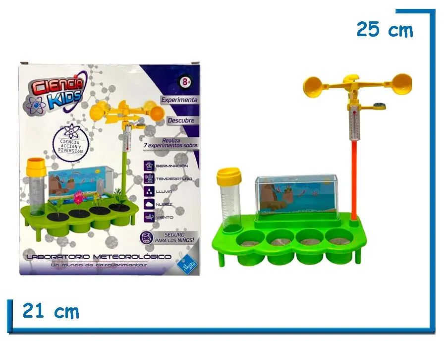 EL DUENDE AZUL CIENCIA KIDS LABORATORIO METEOROLOGICO