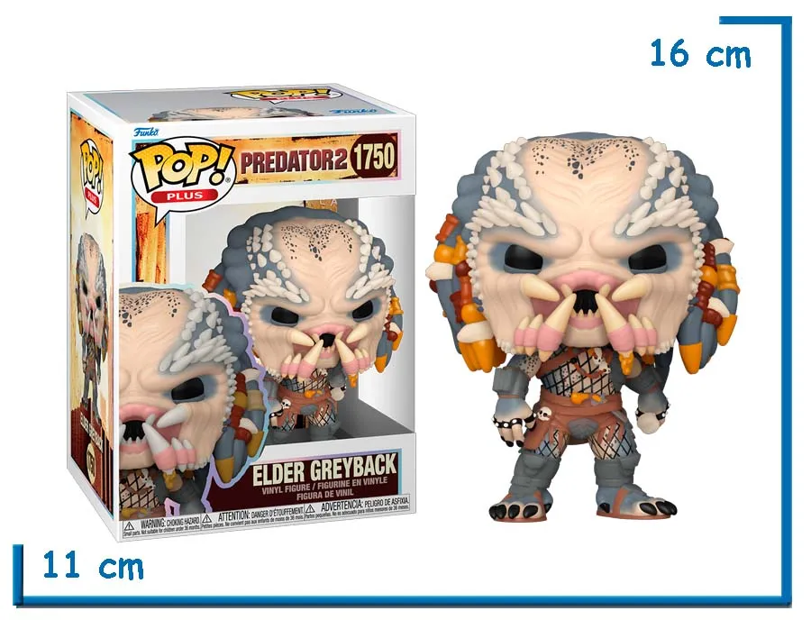 FUNKO POP PLUS ELDER GREYBACK PREDATOR 2