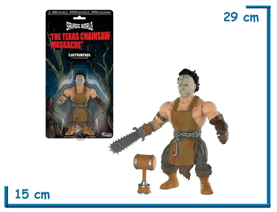 FUNKO SAVAGE WORLD LEATHERFACE