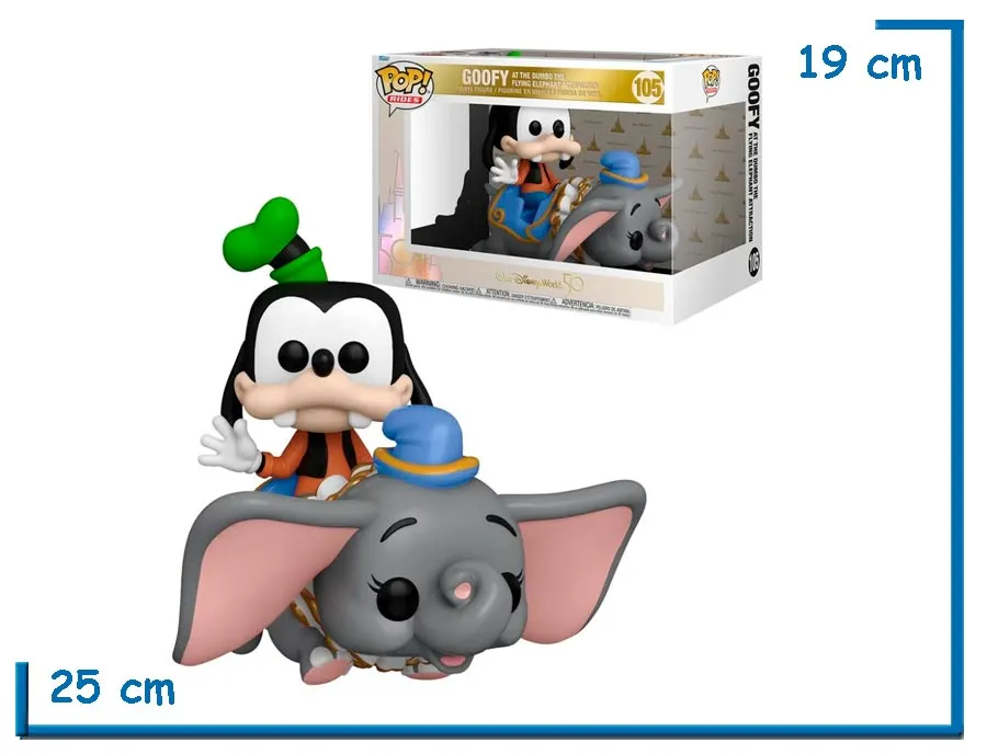 FUNKO POP RIDES DELUXE GOOFY DUMBO ATTRACTION DISNEY