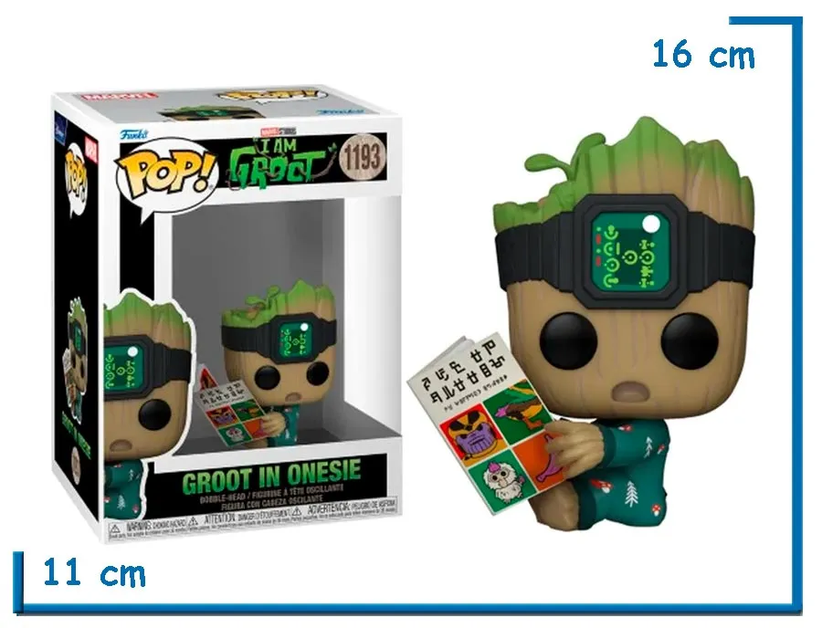 FUNKO POP GROOT IN ONESIE (READING) I AM GROOT