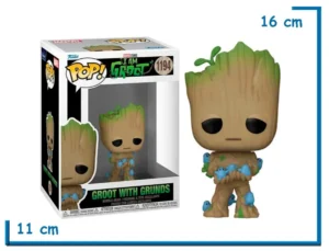FUNKO POP GROOT WITH GRUNDS I AM GROOT