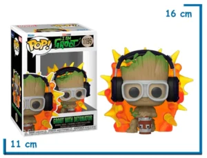 FUNKO POP GROOT WITH DETONATOR I AM GROOT