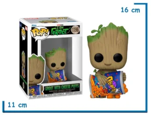 FUNKO POP GROOT WITH CHEESE PUFFS I AM GROOT