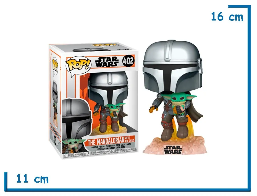 FUNKO POP THE MANDALORIAN WITH THE CHILD STAR WARS