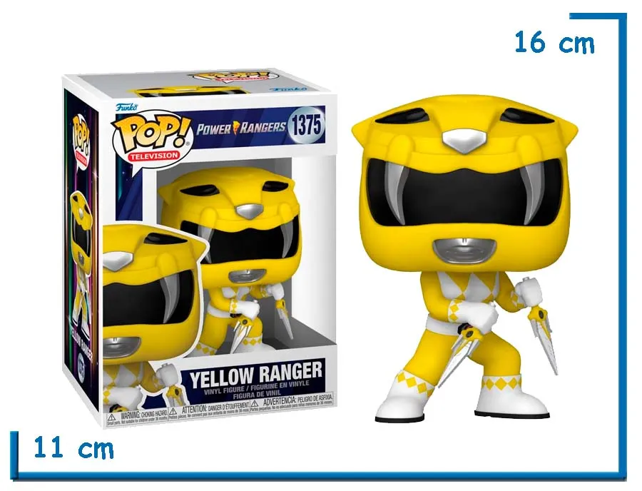 FUNKO POP YELLOW RANGER POWER RANGERS