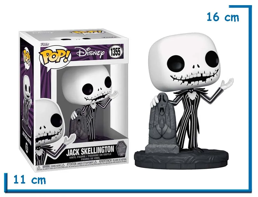 FUNKO POP JACK SKELLINGTON (GRAVEYARD) DISNEY TNBX