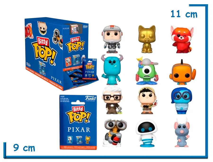 FUNKO POP BITTY FIGURA SORPRESA X1 PIXAR