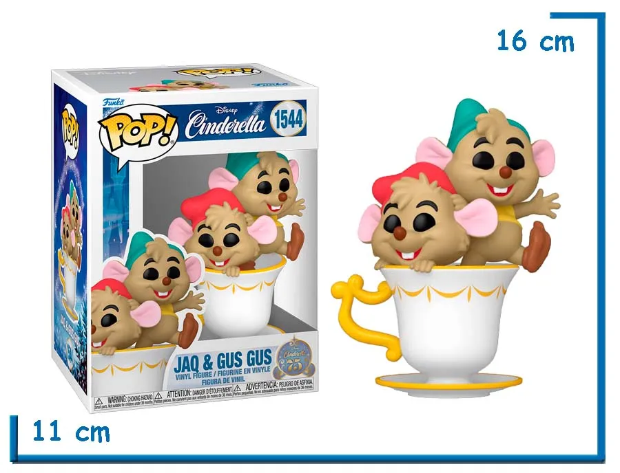 FUNKO POP JAQ & GUS GUS CINDERELLA