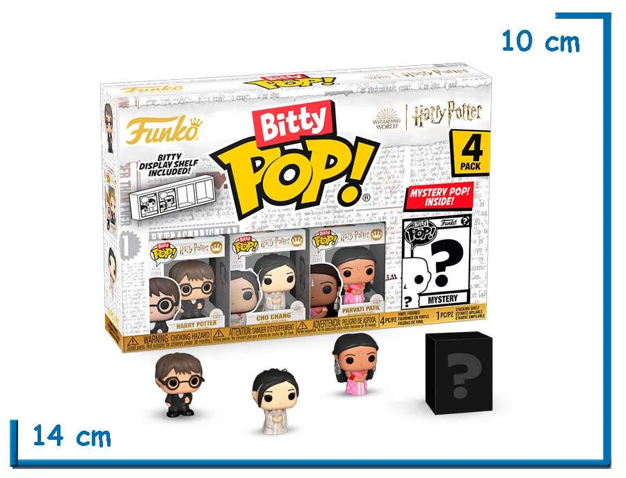FUNKO POP BITTY HARRY CHO & PARVATI 4-PACK HARRY POTTER