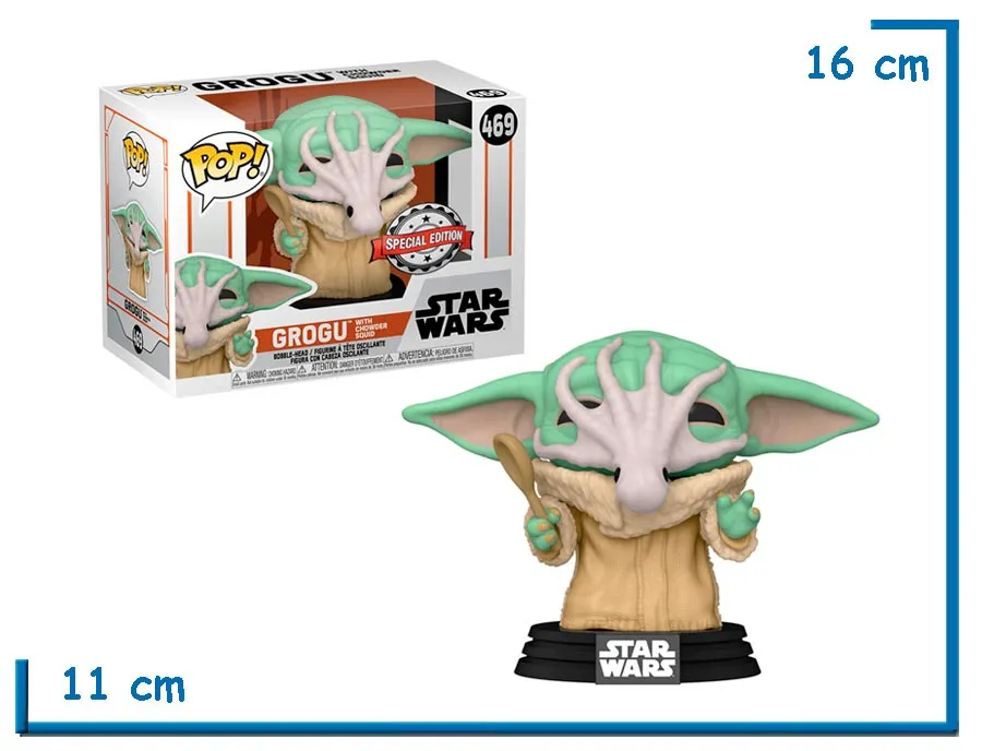 FUNKO POP GROGU (WITH CHOWDER SQUID) SW XGE