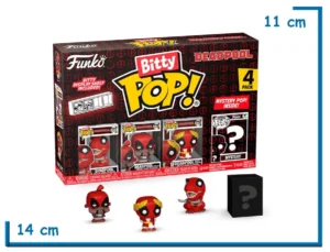FUNKO POP BITTY DINO BARISTA & ROMAN SENATOR 4-PACK DEADPOOL