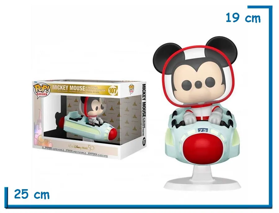 FUNKO POP RIDES DELUXE MICKEY MOUSE SPACE MOUNTAIN DISNEY