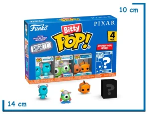 FUNKO POP BITTY SULLEY MIKE & NEMO 4-PACK PIXAR
