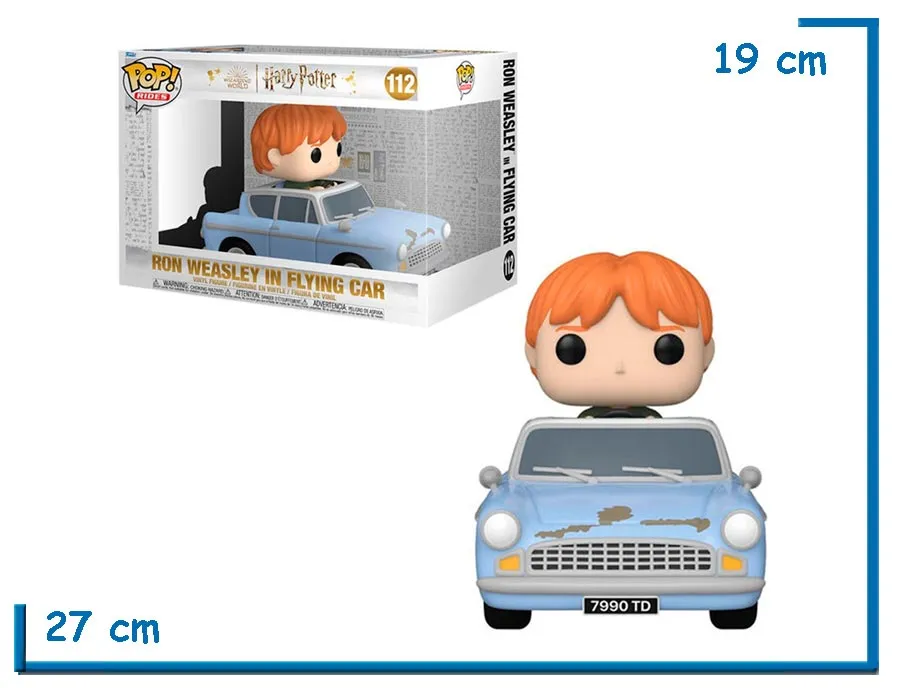 FUNKO POP RIDES RON WEASLEY IN FLYING CAR HARRY POTTER