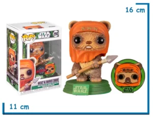 FUNKO POP WICKET W. WARRICK (ENDOR) CON PIN SW XGE