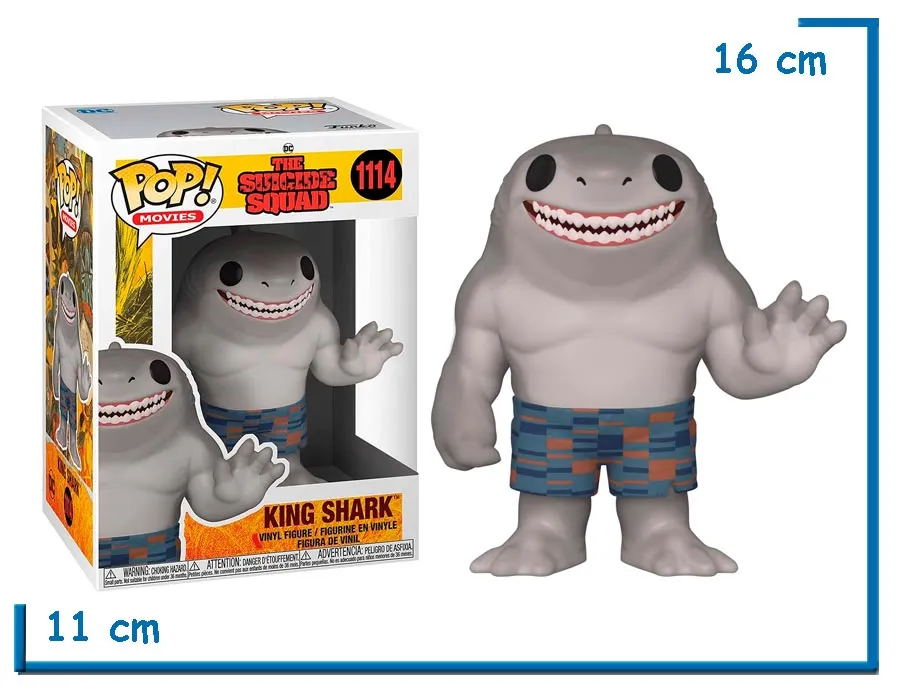 FUNKO POP KING SHARK THE SUICIDE SQUAD
