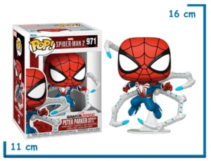 FUNKO POP PETER PARKER ADVANCED SUIT 2.0 SPIDER-MAN 2 VG