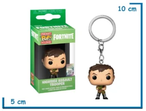 FUNKO POP LLAVERO HIGHRISE ASSAULT TROOPER FORTNITE