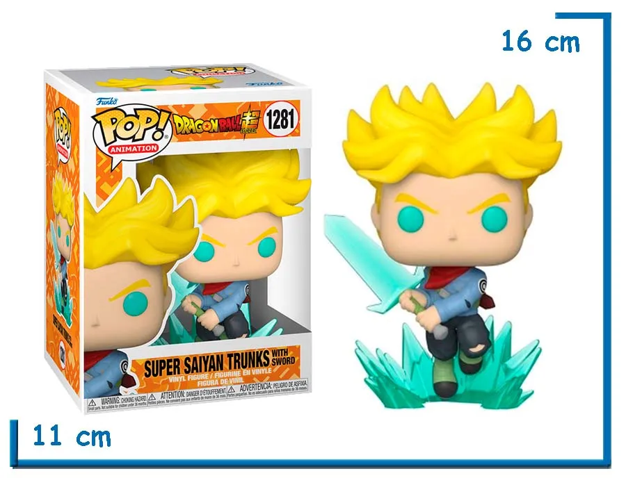 FUNKO POP SUPER SAIYAN TRUNKS WITH SWORD DRAGON BALL SUPER