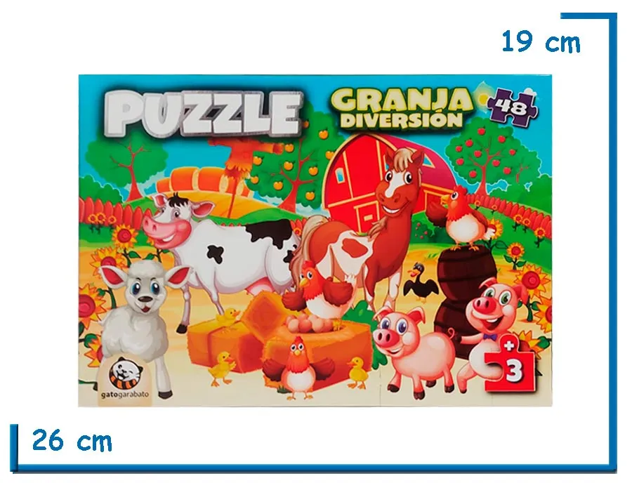 PUZZLE X48 PZS GRANJA DIVERSION
