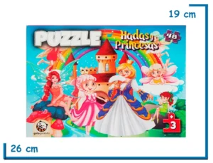 PUZZLE X48 PZS HADAS Y PRINCESAS