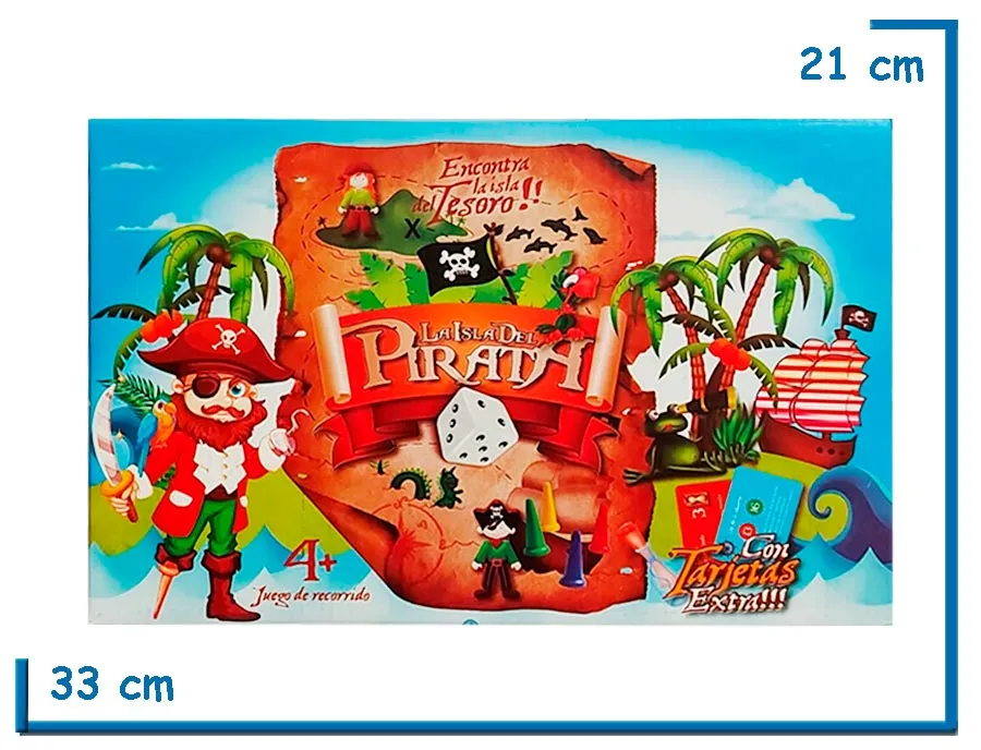 LA ISLA DEL PIRATA JUEGO DE RECORRIDO