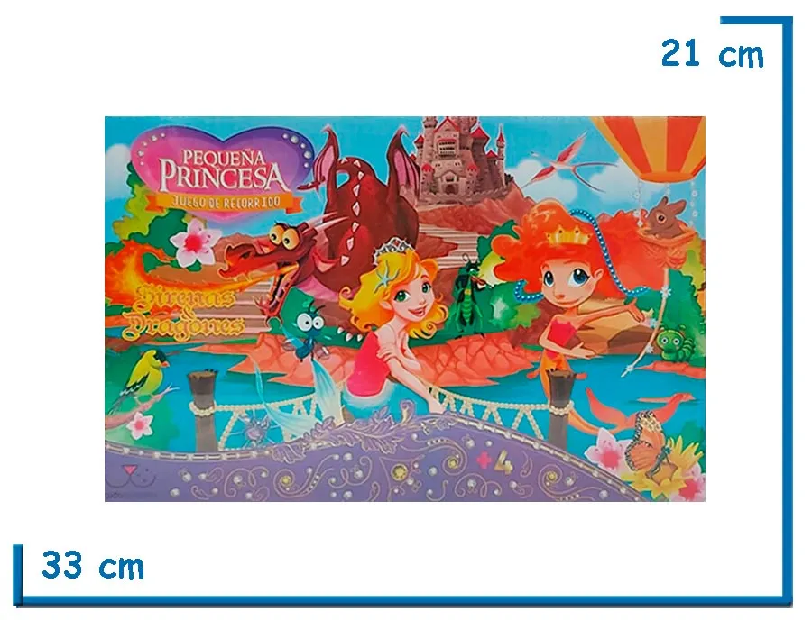PEQUEÑA PRINCESA SIRENAS & DRAGONES JUEGO DE RECORRIDO