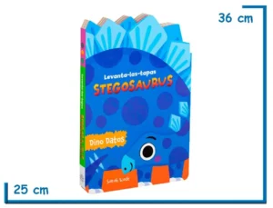 LIBRO DINO DATOS STEGOSAURUS LEVANTA-LAS-TAPAS TAPA DURA