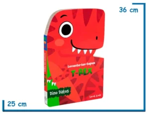LIBRO DINO DATOS T-REX LEVANTA-LAS-TAPAS TAPA DURA