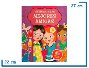 LIBRO VISTIENDO A LAS MEJORES AMIGAS CON STICKERS