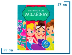 LIBRO VISTIENDO A LAS BAILARINAS CON STICKERS