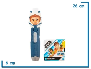 STAR WARS AHSOKA TANO LIGHTSABER SQUAD RETRACTIL
