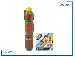 STAR WARS BOBA FETT LIGHTSABER SQUAD RETRACTIL