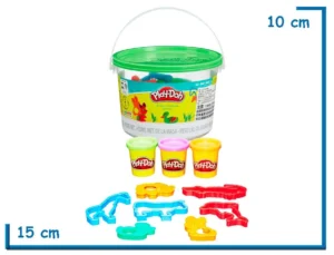 PLAY DOH BALDE ANIMALES VERDE 168G
