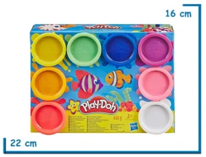PLAY-DOH PACK X8 MASAS RAINBOW 56GR