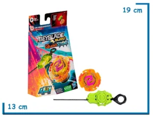 BEYBLADE BURST QS FLAME PANDORA P8 CON LANZADOR