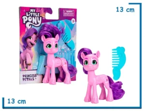 MY LITTLE PONY PRINCESS PETALS FIGURA CON CABELLO 8CM