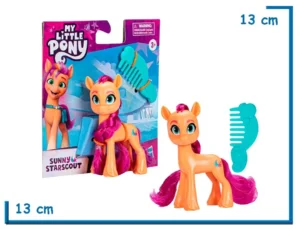 MY LITTLE PONY SUNNY STARSCOUT FIGURA CON CABELLO 8CM