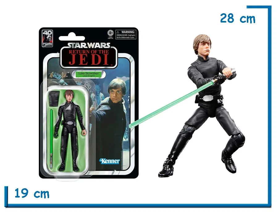 STAR WARS LUKE SKYWALKER (JEDI KNIGHT) SW ROTJ 40 ANNIVERSARY 15CM