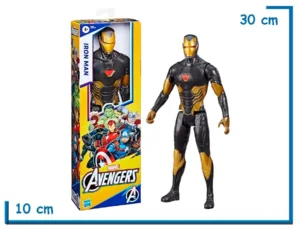 AVENGERS IRON MAN (NEGRO Y DORADO) TITAN HERO SERIES 29CM