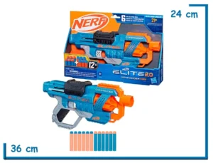 NERF ELITE 2.0 COMMANDER RD-6 CON 12 DARDOS