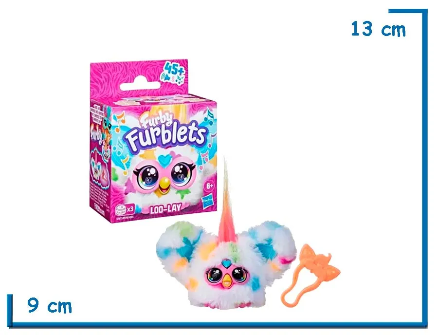 FURBY FURBLETS LOO-LAY CON SONIDO 10CM