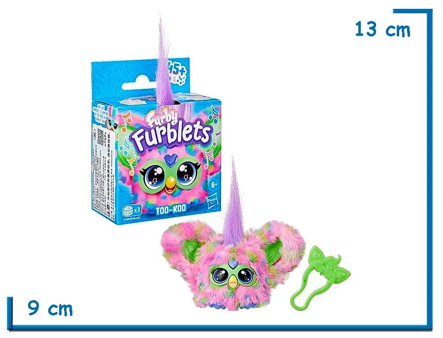 FURBY FURBLETS TOO-KOO CON SONIDO 10CM