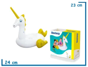 BESTWAY UNICORNIO CHICO INFLABLE 125X165 CM