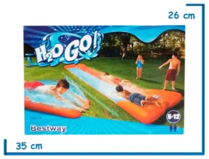 BESTWAY H2O GO! PISTA DOBLE SLIDE 5.49 M