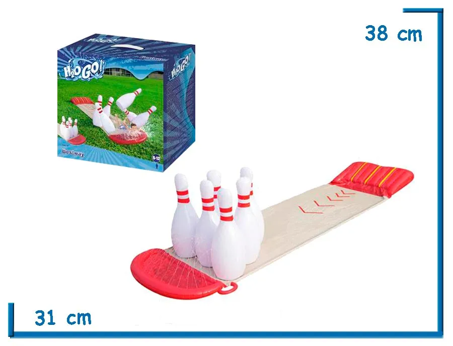 BESTWAY H2O GO! SLIDE-N-SPLASH BOWLING 5.49M